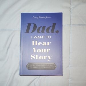 Blue 'Dad, I Want to Hear Your Story' Journal